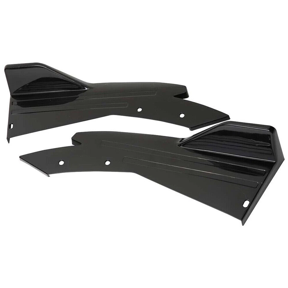For Nissan Sentra Rear Bumper lip Spoiler Splitter Diffuser Glossy black - Image 4 of 4