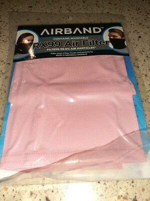 Airband Neck Gaiter Mask RX99 Filter Pink