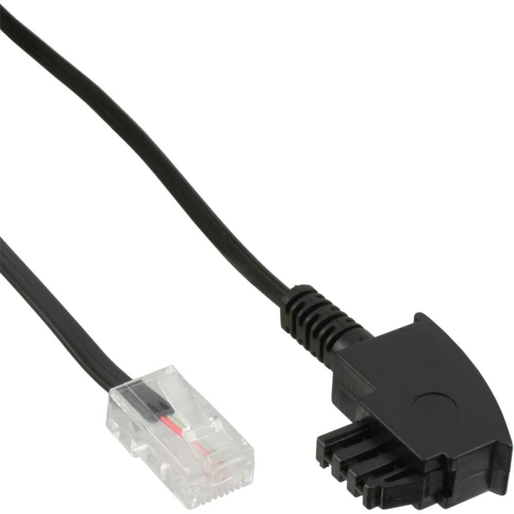 INL InLine® Cavo telefonico TAE-F per DSL-Router, maschio TAE-F a RJ45 8P2C, 25