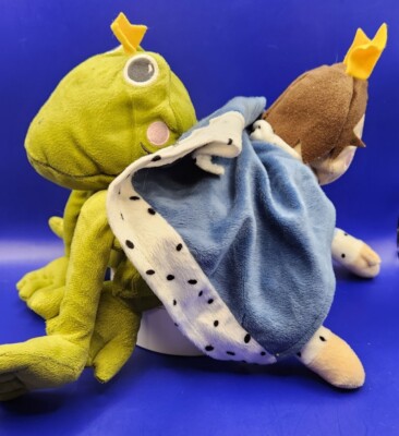 IKEA Plush Kvack FROG & PRINCE 2 in 1 Transforming Toy 14''