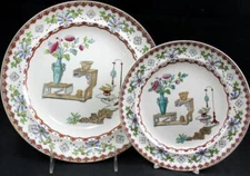 Spode Canton Group of Dinner Plate and Salad Plate 2/528