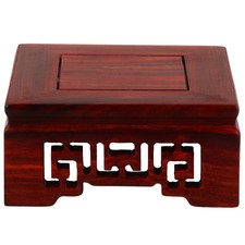 1PC Wood Base Craft Display Base Wood Display Stand Wooden Teapot Planter Riser