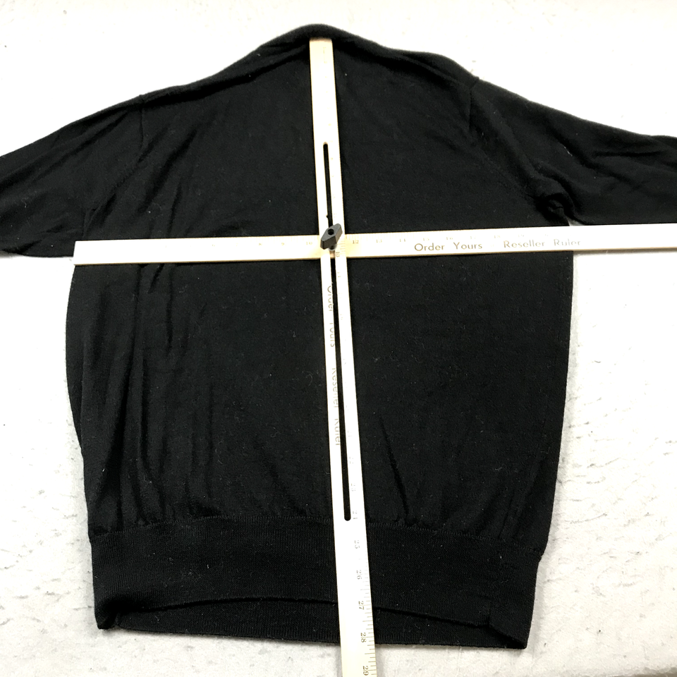 Cape Kidnappers Sweater Mens Large Black Peter Millar 1/4 Zip Golf