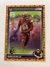 Daron Payne 2024 Score A Treat Card Orange Pumpkins #281 Washington