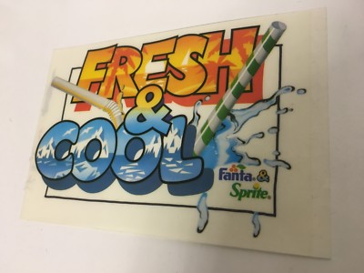 Original Fanta Sprite Sticker 90`s 90er Retro Vintage 