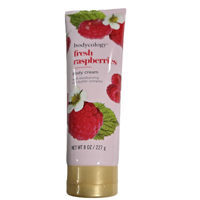 Bodycology Shea Butter Body Cream Fresh Raspberries 8 oz Valentine s