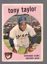 Venezuelan Topps Tony Taylor #62 Chicago Cubs BENCO VENEZUELA