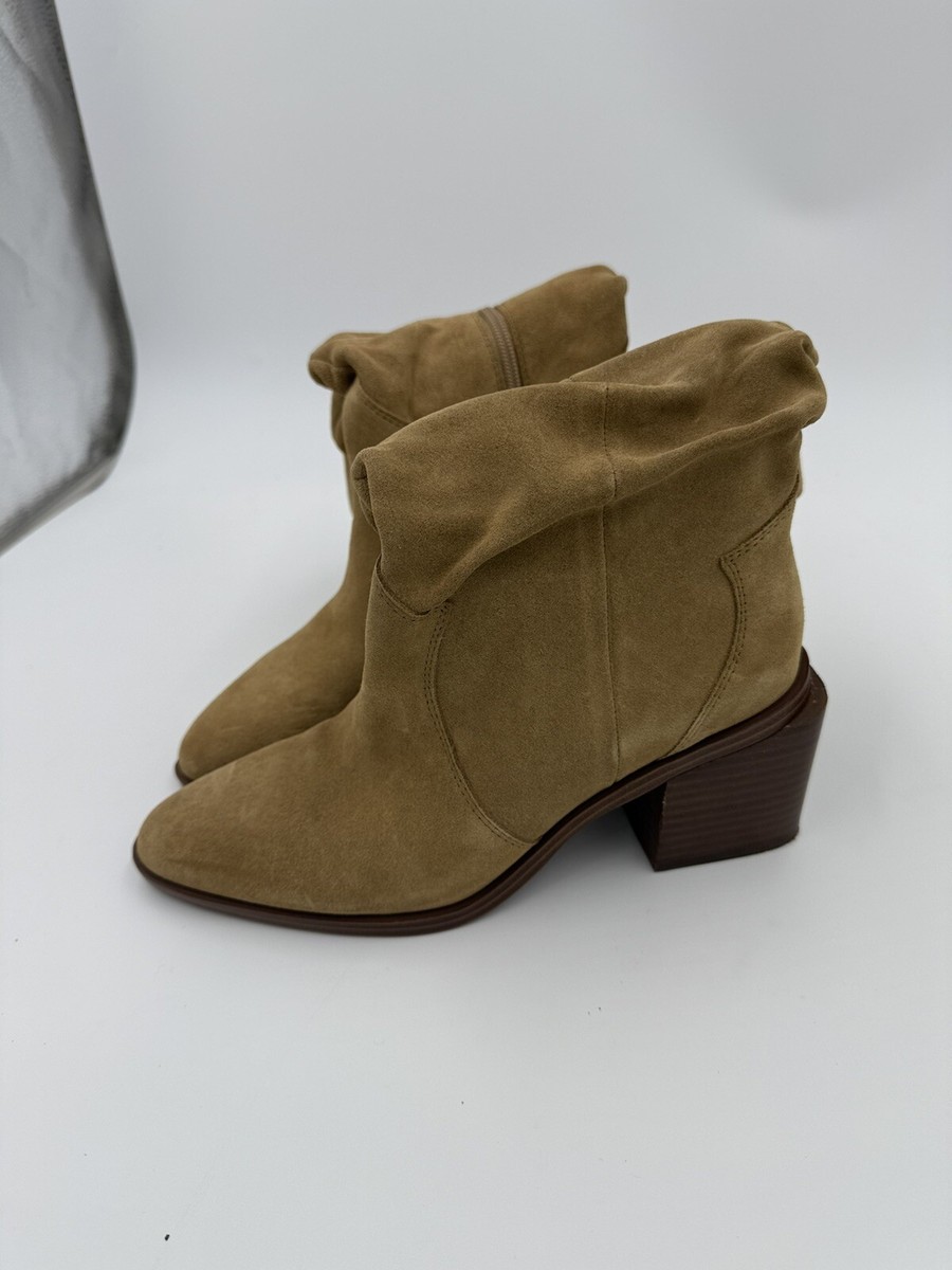 Vince camuto kenidra boots warm caramel size 7.5 Leather Block Heel Boots Vince camuto kenidra boots warm caramel size 7.5 Leather  main image 3