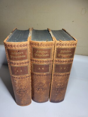 Schlosser's World History for The German People-Antique.Vol 1,2,3,4,7,8 RARE