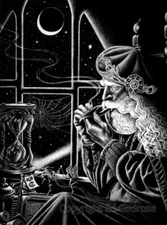 "The Comet" Original Art Print Signed & Matted 8x10".