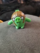 2016 McDonald's Angry Birds Green Pilot Pig Launcher Happy Meal Plastic Toy