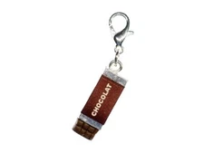 Chocolate Charm Zipper Pull Miniblings Chocolate Bar Paper