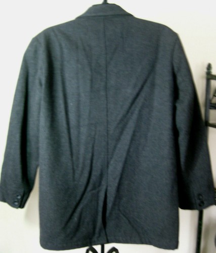 EUC Men's GUESS Double Breasted Pea Coat Size XL Gray Wool Blend Button Fasten - Picture 2 of 12