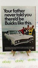 1967 Buick Gs 400 Vintage Print Ad 11 X 8.5