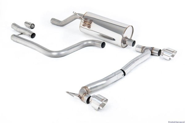 Milltek Auspuffanlage 60Mm Polished GT100 Ford Fiesta MK8 (Typ Jhh) 1.0Eco 155PS-image
