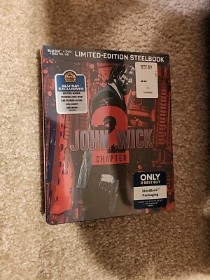 John Wick 2( DVD+Bluray+Digital)LOOSE DISC-Bestbuy Steelbook(Read Description)