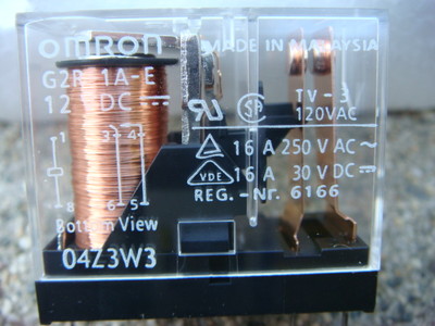 5 Relè Omron G2R-1A-E-DC12 – Alimentazione SPST-NO 12VDC 16A, Nuovi