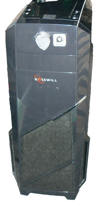 Rosewill ATX Mid-Tower PC Case   Mesh Front, USB 3.0, Toolless Bays   w/550W PSU