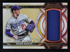 2021 Topps Triple Threads Single Jumbo Relics Gold 4/9 Walker Buehler 1b8