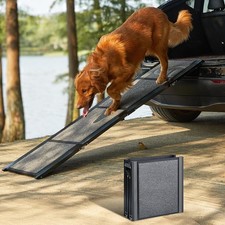 Dog Ramp for Car 71"' X-Long  19.7" Wider Folding Dog