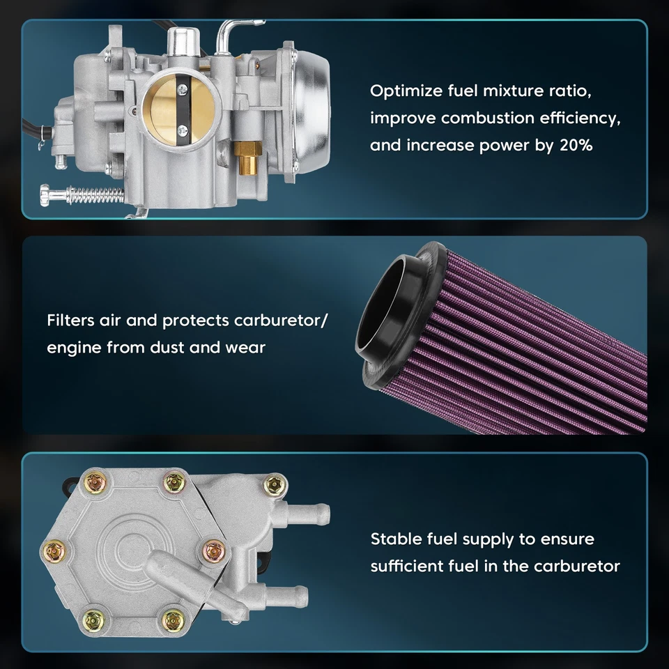 Carburador con kit de bomba de combustible para Polaris Sportsman 500 HO 4X4 400 450 335 700 600 Foto 4 de 4