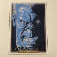 2024 Upper Deck SkyBox Marvel Masterpieces '92 Platinum Tombstone Clear Cut #99
