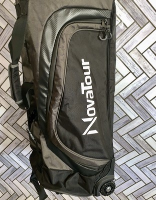 NovaTour Golf Travel Bag for Airlines w/ Hard Case Top Waterproof