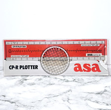 ASA CP-R Rotating Plotter Aviation Chart Navigation Tool ASA CP-R Rotating Plotter Aviation Chart Navigation Tool