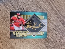 2022 Topps Five Star Golden Graphs Torii Hunter 21/30 Auto Aqua Angels #GG-TH