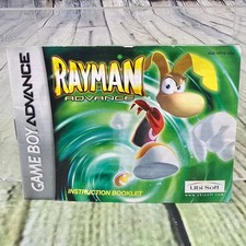 RAYMAN Advance GBA Instruction Manual Only Nintendo Game Boy Advance Booklet