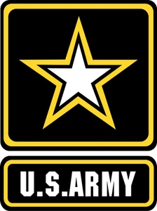 United States Army US Army Flag Insignia Logo Self Adhesive Vinyl Sticker