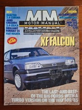 Motor Manual magazine, November 1984