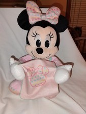 Disney Baby Peek A Boo Minnie Mouse Hide  Seek 10" Plush Toy animated talking
