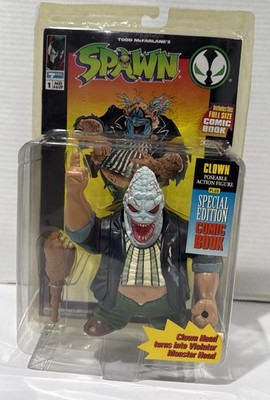 McFarlane Spawn Clown Head Violator Figure Special Edition Comic Series 1994 NEW