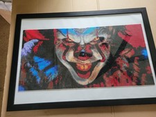 Pennywise framed bead art
