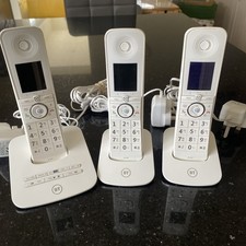 BT Premium DECT Phones with Call Blocking and Answer Machine, Trio Handsets - BT