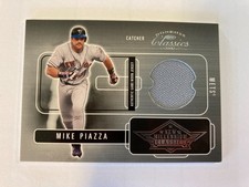2002 Donruss Classics Mike Piazza New Millennium Classics Jersey #197/400 Mets