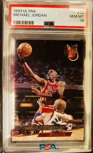 1993 ULTRA #30 MICHAEL JORDAN PSA 10