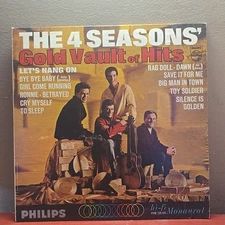 The 4 Seasons-The 4 Seasons' Gold Vault Of Hits-1965 Philips Vinyl Record LP 