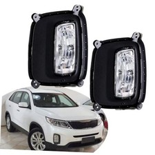2-Pack Front Fog Light Assembly Driver and Passenger Side Replacement for So