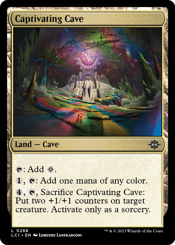 Captivating Cave #268 (LP) Lost Caverns of Ixalan LCI Magic MTG