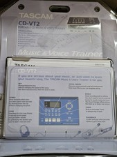 Tascam CD-VT2 Portable CD Music Voice Vocal Trainer AC Adaptor Brand New
