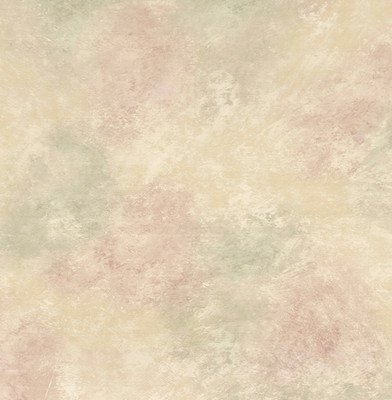 TRIMZ Double Roll Prepasted Vinyl Wallpaper Faux Plaster Blush Sage Cream