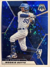 2021 Mosaic Quick Pitch BLUE Donut Circle Prizm Mookie Betts #144 # 01/85!!