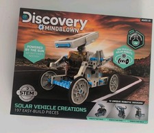 Discovery Kids Mindblown STEM 12-in-1 Solar Robot 190-Piece Creation Kit - NEW