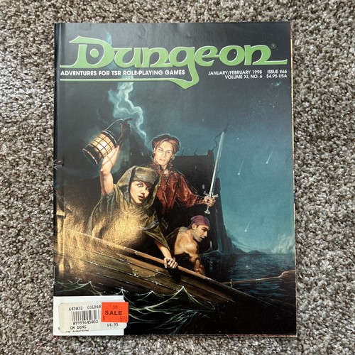 Dungeon magazine Issue #66 D&D Dungeons Dragons AD&D TSR 1998 - Picture 1 of 5