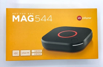 MAG 544 Décodeur IPTV avec prise en charge 4K et HEVC H 265 Linux - Photo 1/4