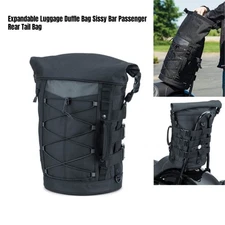 Expandable Motorcycle Sissy Bar Backrest Bag Passenger Rear Tail Bag For Harley
