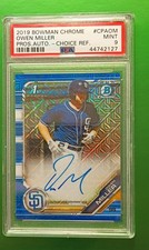 2019 Bowman Chrome - Prospects Autographs Owen Miller #CPA-OM Choice...