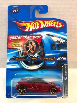 Hot Wheels FASTER THAN EVER FTE - CADILLAC CIEN CONCEPT - Dropstars #057